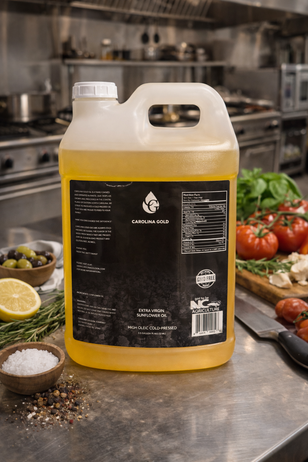 2.5 Gallon Cold Pressed Sunflower Oil