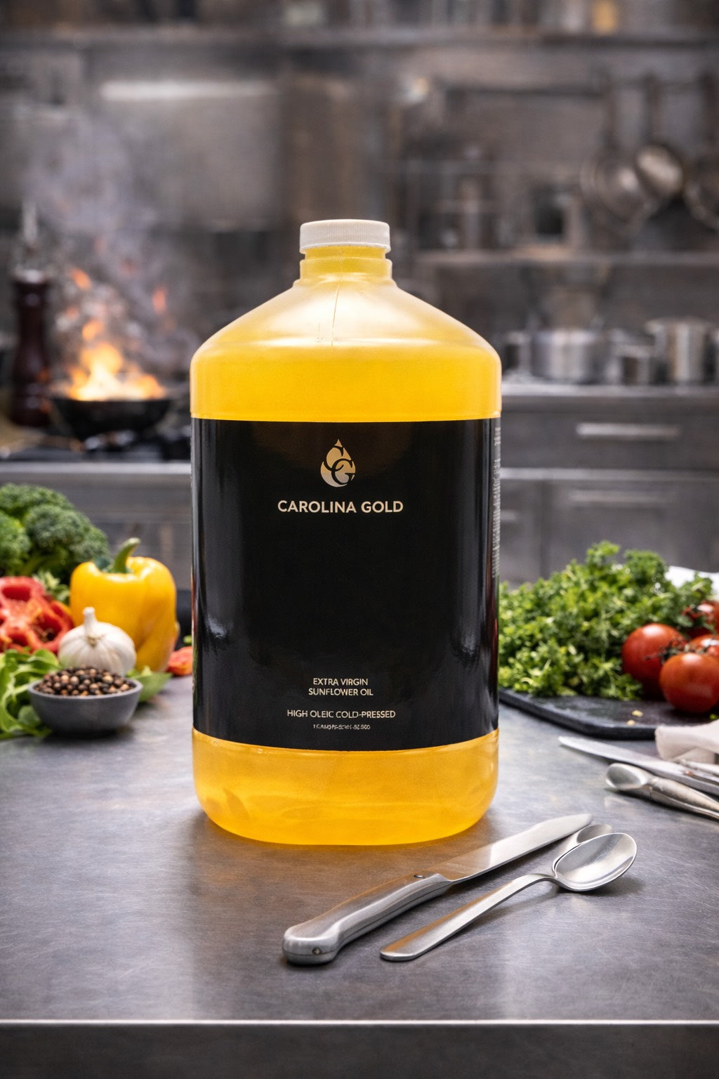 1 Gallon Cold Pressed Sunflower Oil