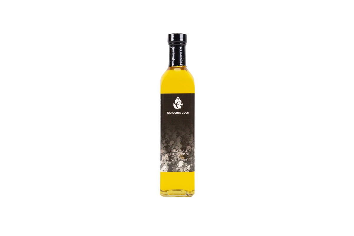 Cold-Pressed Sunflower Cooking Oil – 16 oz, Small Batch